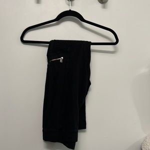 Express Black Moto detail leggings Small